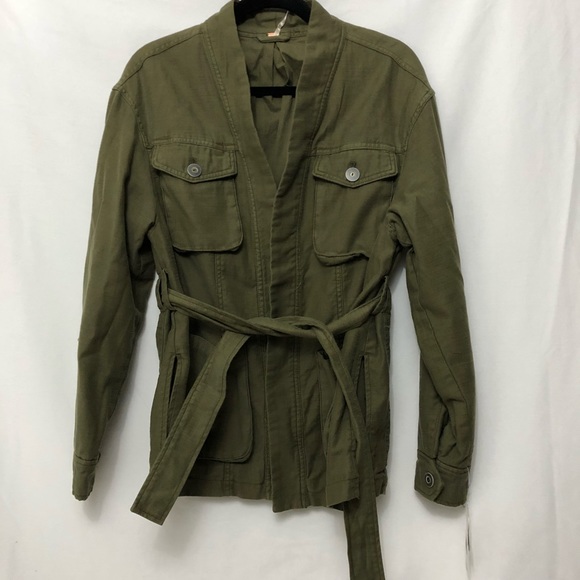 Free People Army Jacket - Picture 2 of 6